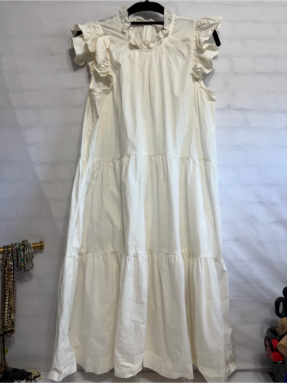 Sea New York Tier Waverly Flutter Sleeve Dress, Size 6